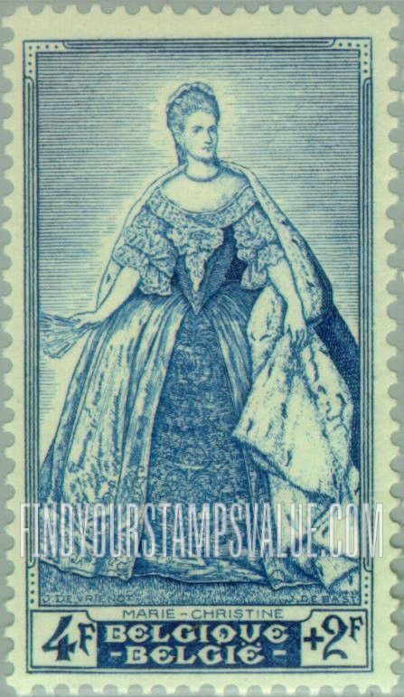 FindYourStampsValue: Semi-Postal, Portrait: Maria-Christina