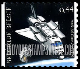 FindYourStampsValue: Belgica 2006 World Youth Philatelic Exhibition: Space Shuttle
