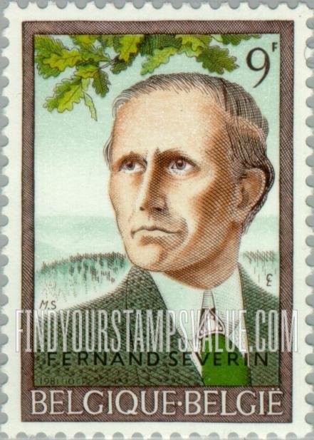 FindYourStampsValue: Fernand Severin, poet, 50th death anniversary