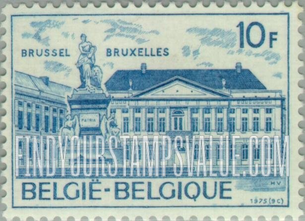 FindYourStampsValue: Martyrs’ Square, Brussels