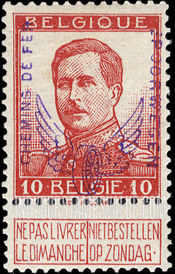 FindYourStampsValue: Parcel Post and Railway: King Albert I