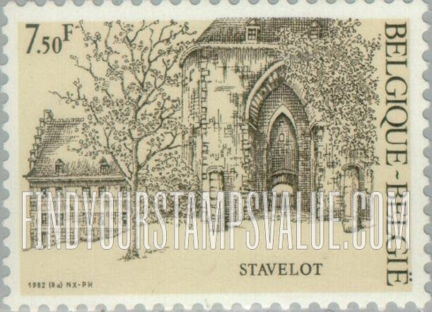 FindYourStampsValue: Tourism: Stavelot Abbey