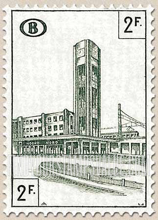 FindYourStampsValue: Parcel Post and Railway: New North Station, Brussels