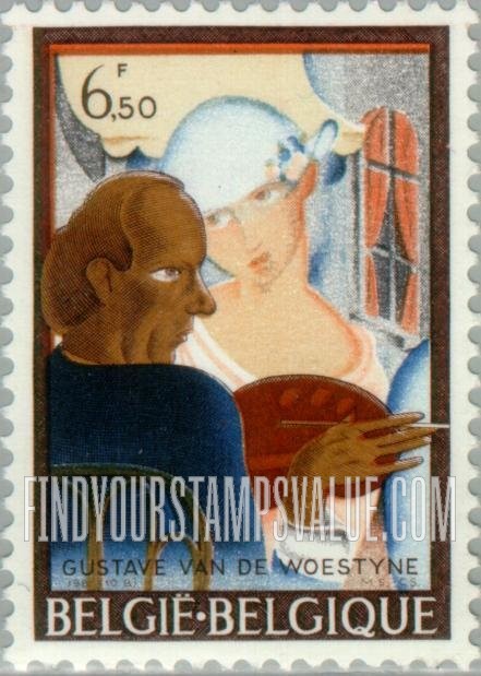 FindYourStampsValue: The Spirit Drinkers, by Gustave van de Woestyne