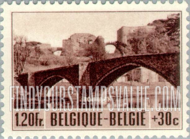 FindYourStampsValue: Semi-Postal: Bridge at Bouillon