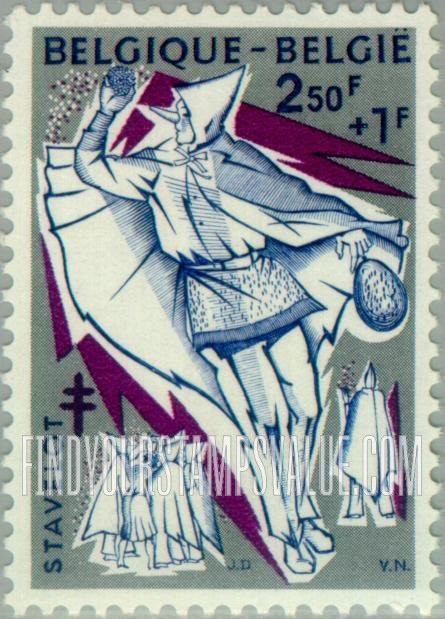 FindYourStampsValue: Semi-Postal: Carnival, Stavelot