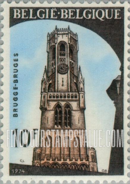 FindYourStampsValue: Belfry, Bruges