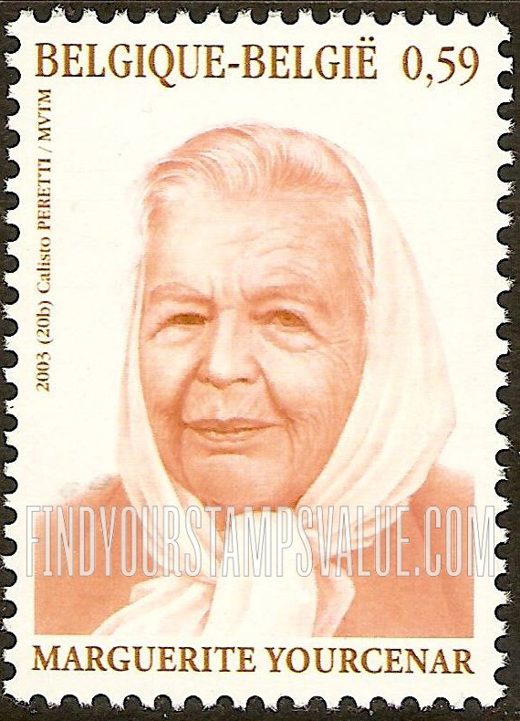 FindYourStampsValue: Authors: Marguerite Yourcenar (1903-87)