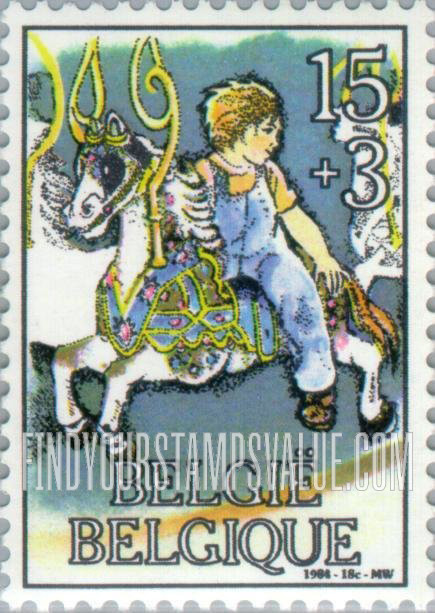 FindYourStampsValue: Semi-Postal: Merry-go-round