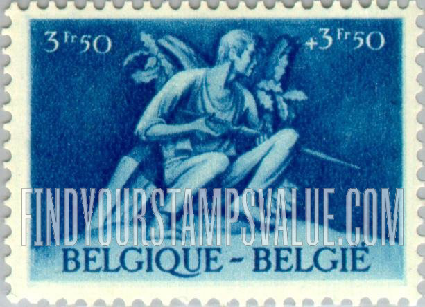 FindYourStampsValue: Semi-Postal: Member of Resistance Movement
