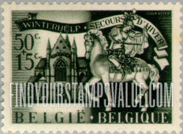 FindYourStampsValue: Semi-Postal: St. Martin Church, Alost