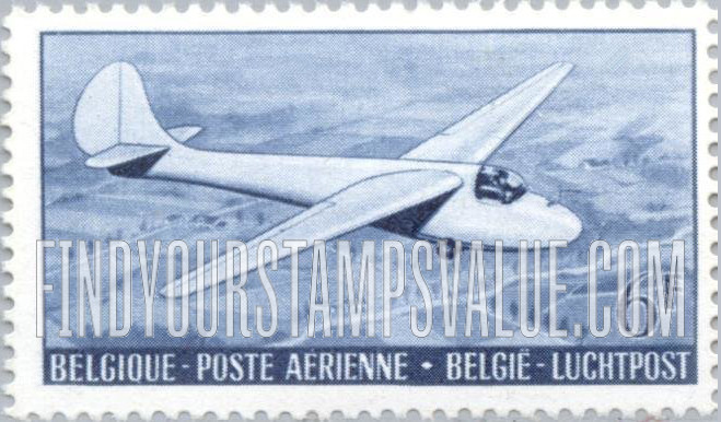 FindYourStampsValue: Air Post: Glider