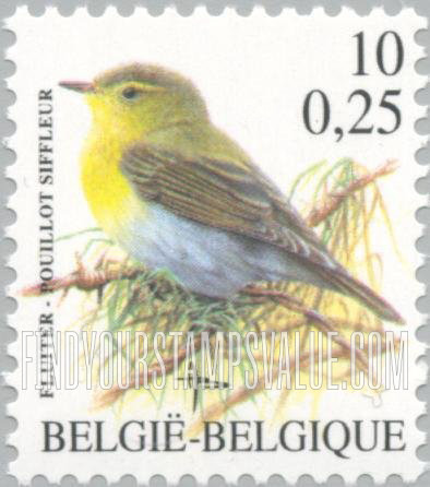 FindYourStampsValue: Bird: Pouillot siffleur