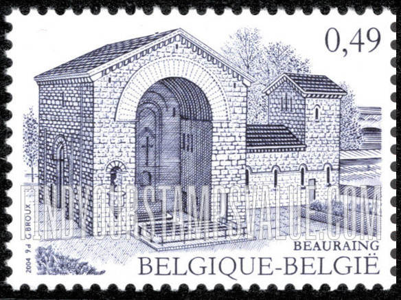 FindYourStampsValue: Religious Buildings: Sanctuary, Beauraing