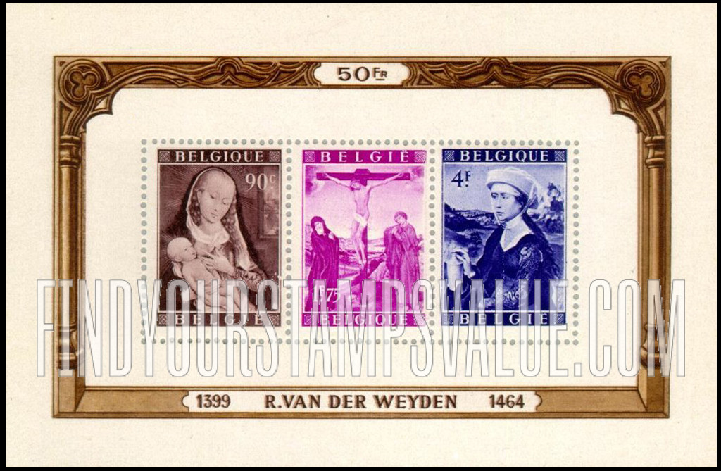 FindYourStampsValue: Semi-Postal: Rogier van der Weyden Paintings