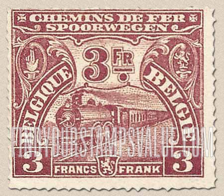 FindYourStampsValue: Parcel Post and Railway: Locomotive
