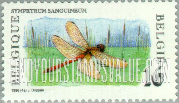 FindYourStampsValue: Insects: Sympetrum sanguineum