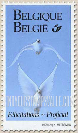 FindYourStampsValue: Greetings Stamps: Two doves