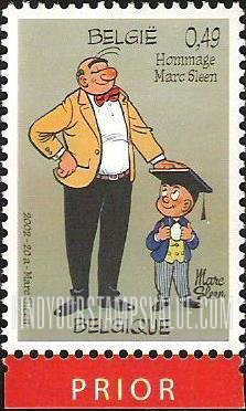 FindYourStampsValue: 80th Birthday of Cartoonist Marc Sleen: Nero and Adhemar