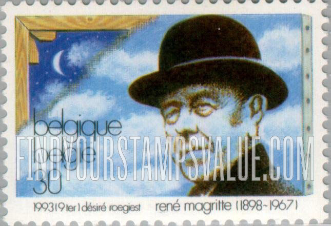 FindYourStampsValue: Rene Magritte (1898-1967), Artist