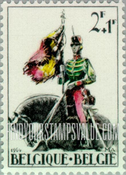 FindYourStampsValue: Semi-Postal: Flag bearer, Guides Regiment, 1914
