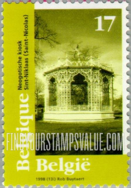 FindYourStampsValue: European Heritage Days: Neo-Gothic kiosk, Sint-Niklaas