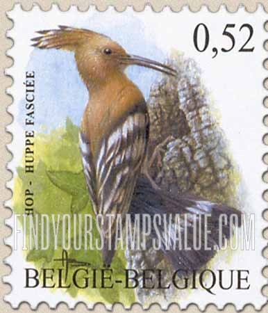FindYourStampsValue: Bird: Huppe fasciée