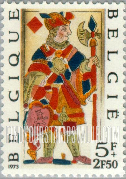 FindYourStampsValue: Semi-Postal, Old Playing Cards: Jack of Diamonds