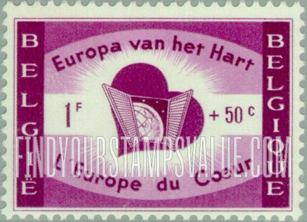 FindYourStampsValue: Semi-Postal: “Europe of the Heart”