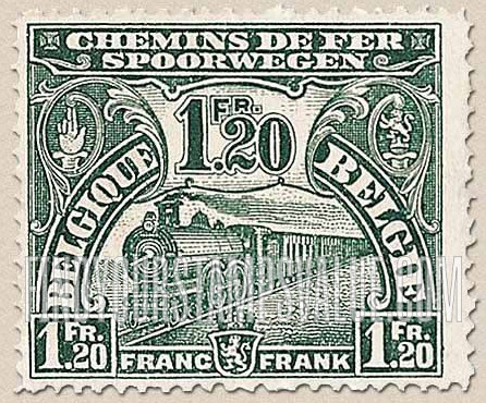 FindYourStampsValue: Parcel Post and Railway: Locomotive