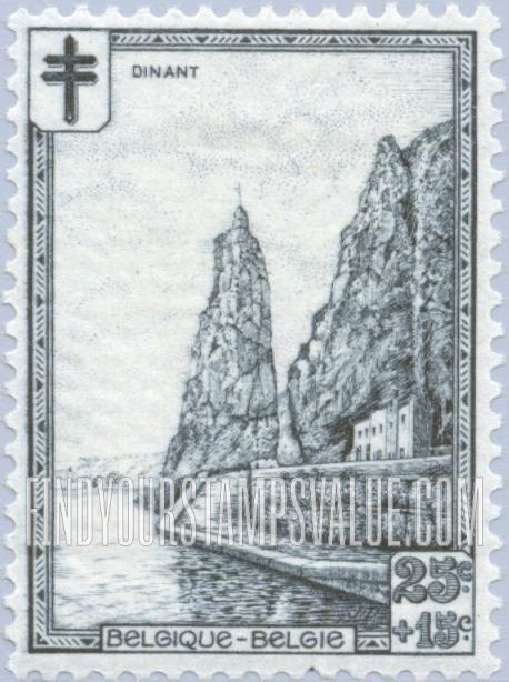FindYourStampsValue: Semi-Postal: Bayard Rock, Dinant