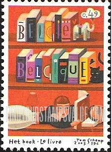 FindYourStampsValue: Books and Woman reader, cat