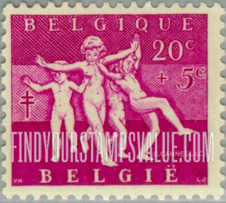 FindYourStampsValue: Semi-Postal: “The Joys of Spring” by E. Canneel