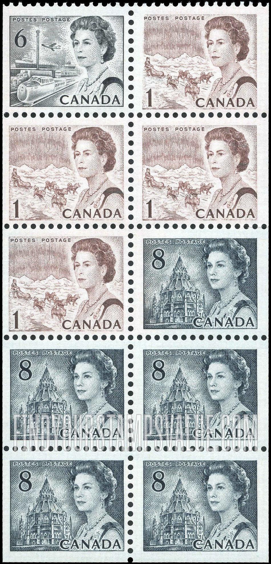 FindYourStampsValue: Queen Elizabeth II - Library of Parliament