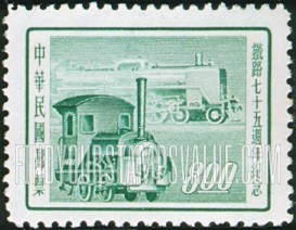FindYourStampsValue: Early and Modern Locomotives - 早期和现代机车