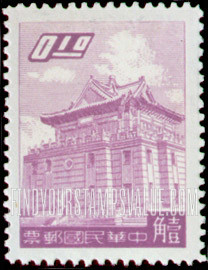 FindYourStampsValue: Chu Kwang Tower, Quemoy - 朱光塔, 金门