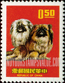 FindYourStampsValue: Pekingese - 狮子狗
