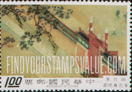 FindYourStampsValue: Willows and Palace Gate in the Morning - 早上的柳树而宫门