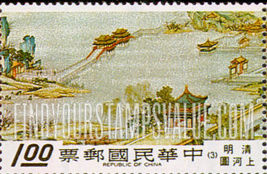 FindYourStampsValue: Wall at right, bridge at left - 右边的墙,左边的桥