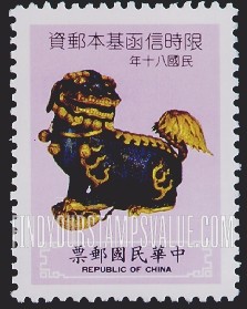 FindYourStampsValue: Cloisonne Enamel Lions, Ch’ing Dynasty (1644-1911) - 掐丝珐琅陈设器狮子, 清代 (1644-1911)