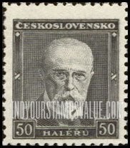 FindYourStampsValue: President Masaryk: Masaryk Types of 1930-35