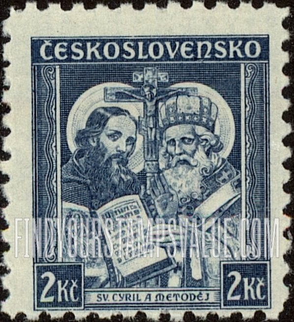FindYourStampsValue: Saints Cyril and Methodius