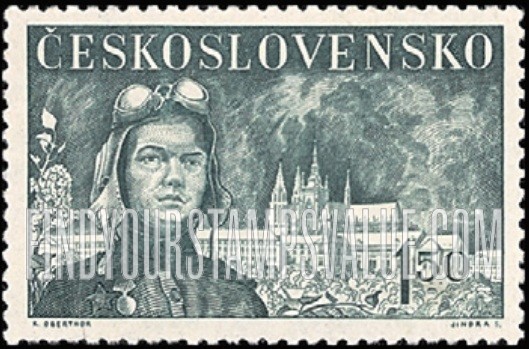 FindYourStampsValue: Soviet Tank Soldier and Hradcany