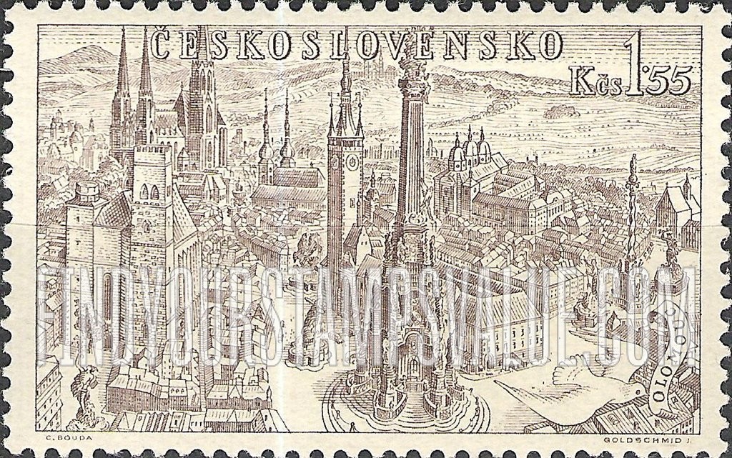 FindYourStampsValue: AIR POST STAMPS - Views: Olomouc
