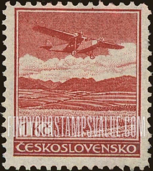 FindYourStampsValue: AIR POST STAMPS - Fokker Monoplane