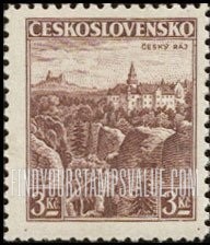 FindYourStampsValue: Castle at Cesky Raj
