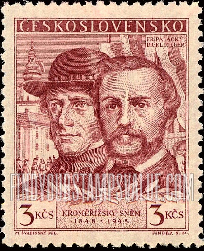 FindYourStampsValue: Frantisek Palacky & F. L.Rieger