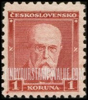 FindYourStampsValue: President Masaryk