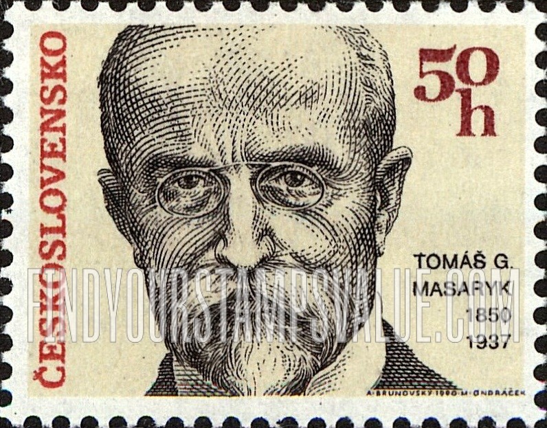FindYourStampsValue: Famous men: Thomas G. Masaryk