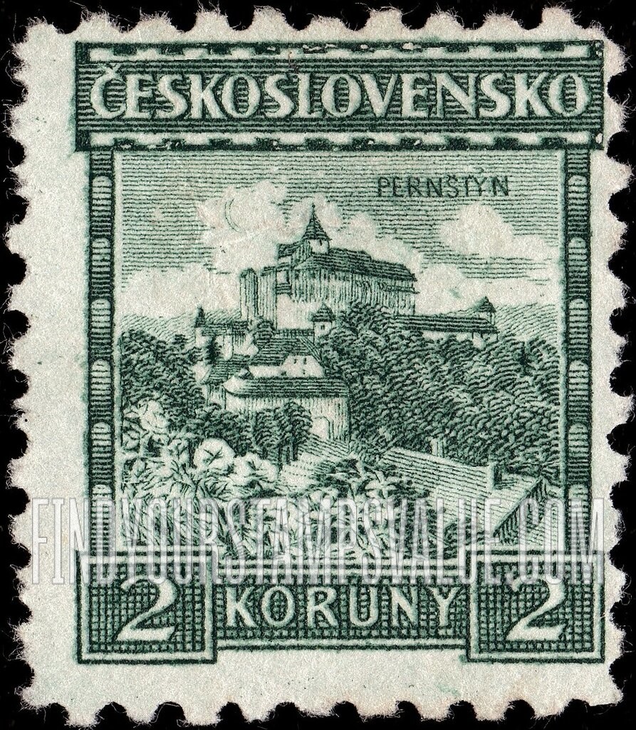 FindYourStampsValue: Pernstein Castle